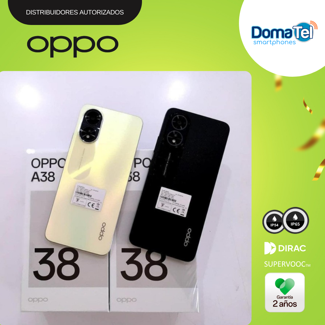 Oppo A38 / 4GB +128GB - 2 años garantía