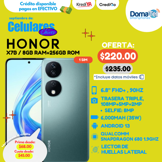 Honor X7B / 8GB+256GB / 1 SIM