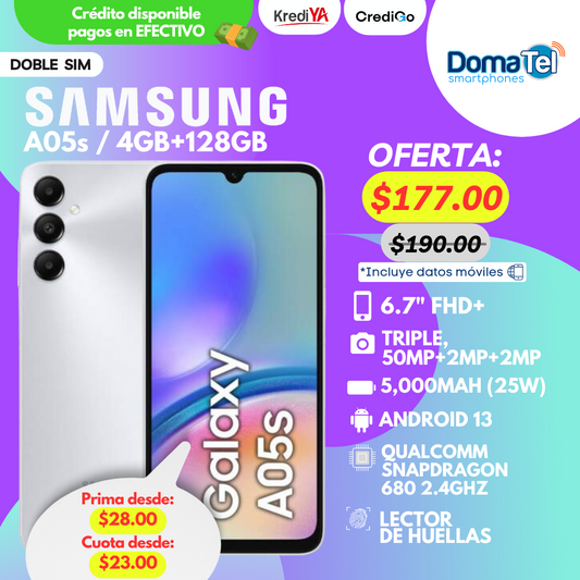 Samsung A05S / 4GB RAM +128GB ROM